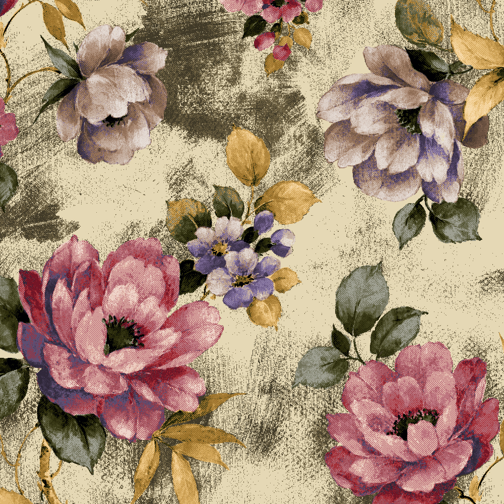  client's artwork developed for  engraving/ repeat/ colorway